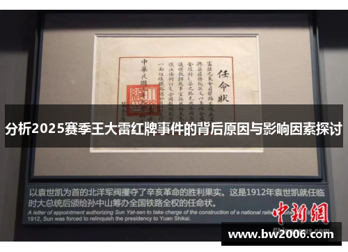 分析2025赛季王大雷红牌事件的背后原因与影响因素探讨