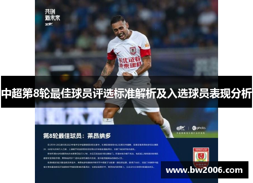 中超第8轮最佳球员评选标准解析及入选球员表现分析